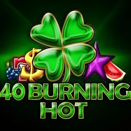 40 Burning Hot slot logo by Amusnet Interactive at Roibets Casino40 Burning Hot