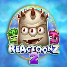 Reactoonz 2 logo – Slots by Play'n GO at Roibets Casino